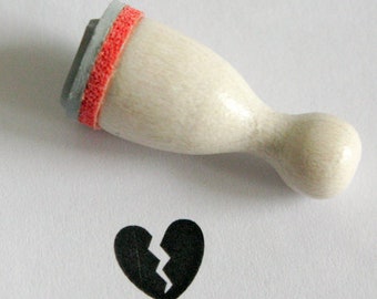 Stempel  Herz gebrochen