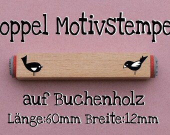 Doppel Motive Stempel  