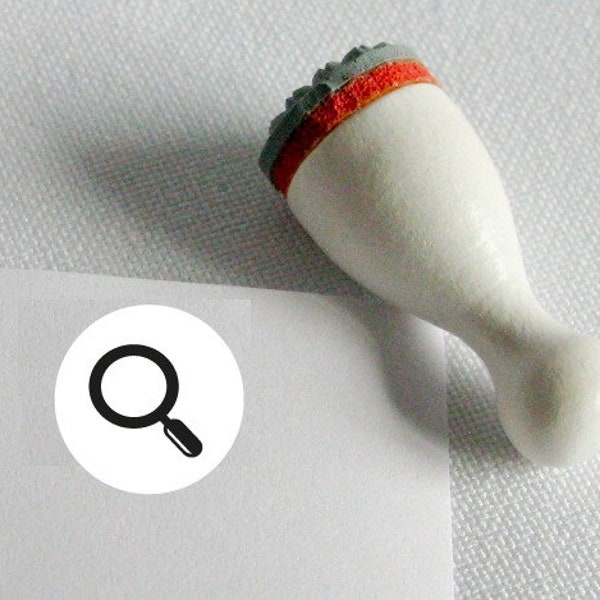 Mini Stempel Lupe