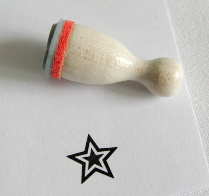 Ministempel Stern Bild 1