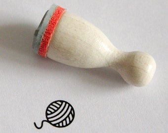Ministempel Wollrolle