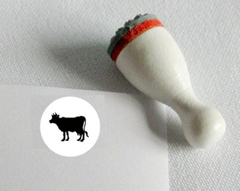 Mini stamp cow