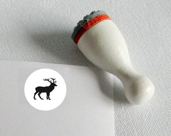 Mini Stamp Deer