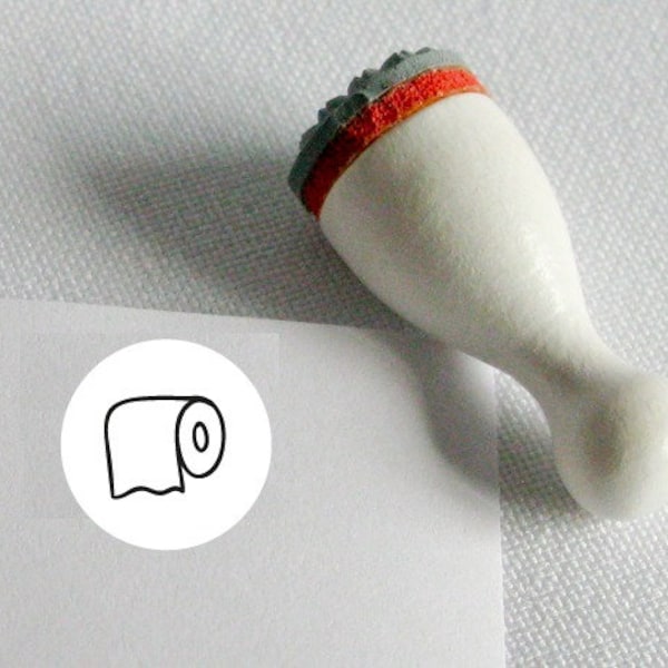 Toilet Paper Stamp Etsy