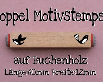 Doppel Motive Stempel  