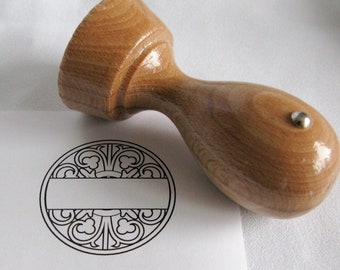 Stamp ornaments round 40 mm