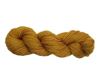 Golden brown, 100% wool yarn for knitting, mitten wool, crochet, craft supplies, 2 ply, 8/2