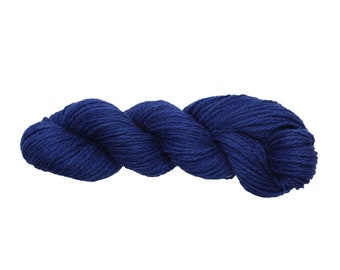 Blue, 100% wool yarn for knitting, mitten wool, crochet, craft supplies, 2 ply, 8/2