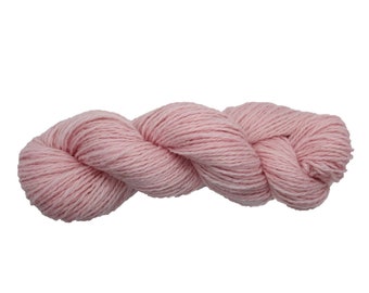 Baby pink, 100% wool yarn for knitting, mitten wool, crochet, craft supplies, 2 ply, pink, 8/2