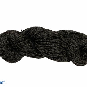 Mid gray, 100% wool yarn for knitting, mitten wool, crochet, craft supplies, 2 ply, gray, 8/2