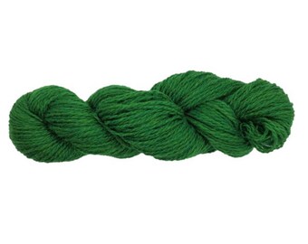 Christmas Tree green, 100% wool yarn for knitting, mitten wool, crochet, craft supplies, 2 ply, green, 8/2