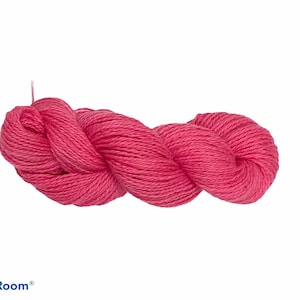 Light pink, 100% wool yarn for knitting, mitten wool, crochet, craft supplies, 2 ply, rosy, blush, 8/2