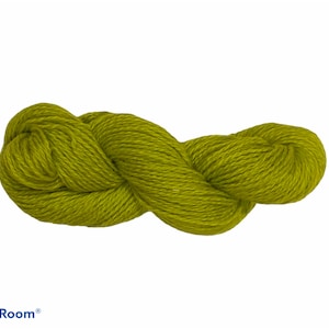 Lettuce green, 100% wool yarn for knitting, mitten wool, crochet, craft supplies, 2 ply, light green, lime, 8/2