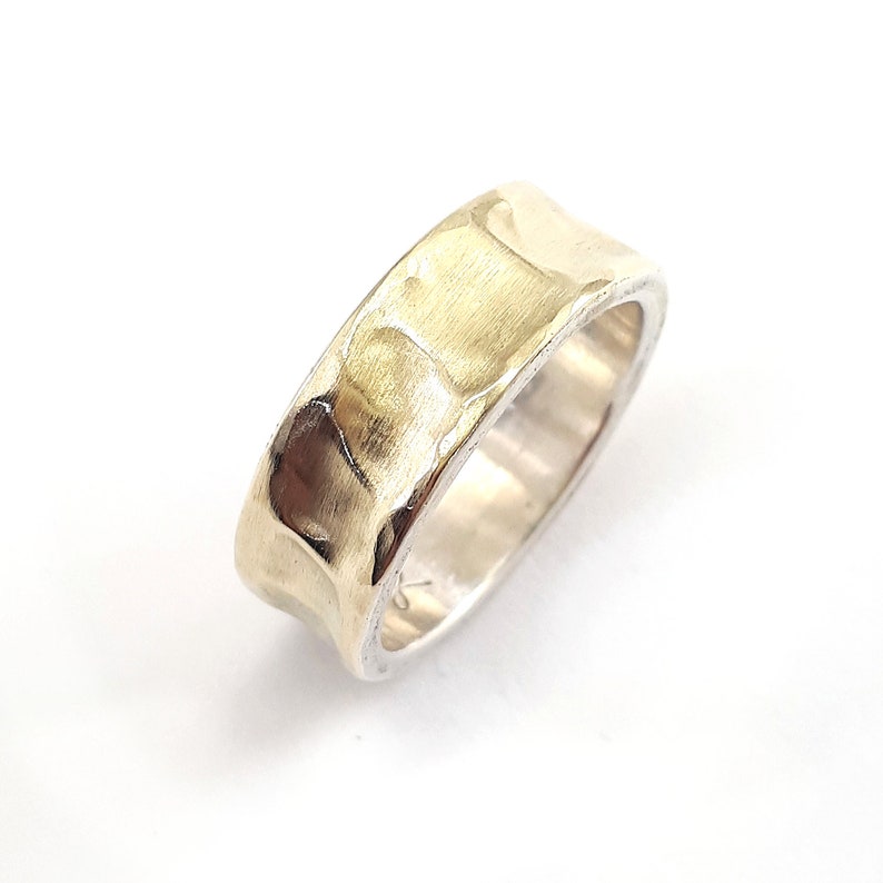 Concave Mens Wedding Ring