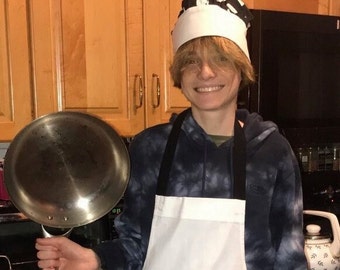 Adult Apron matching Chef Hat