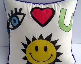 I Love You Autograph Pillow