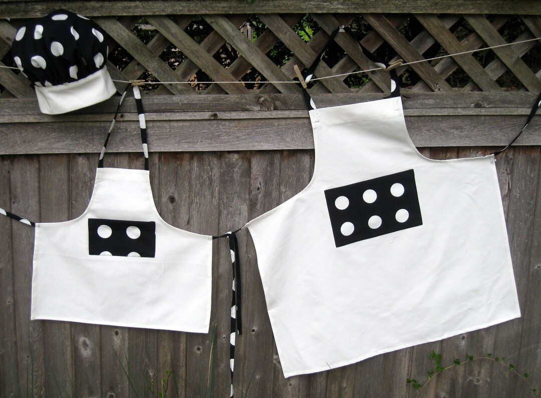 Mother Daughter Matching Apron and Chef Hat Etsy