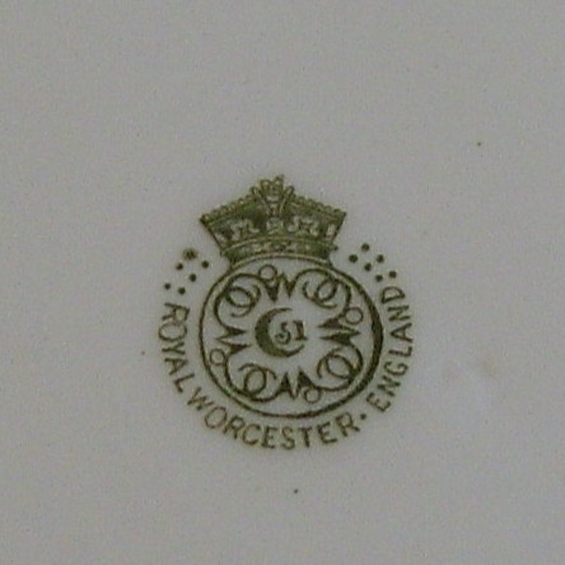 Royal Worcester Cabinet Plate C1903