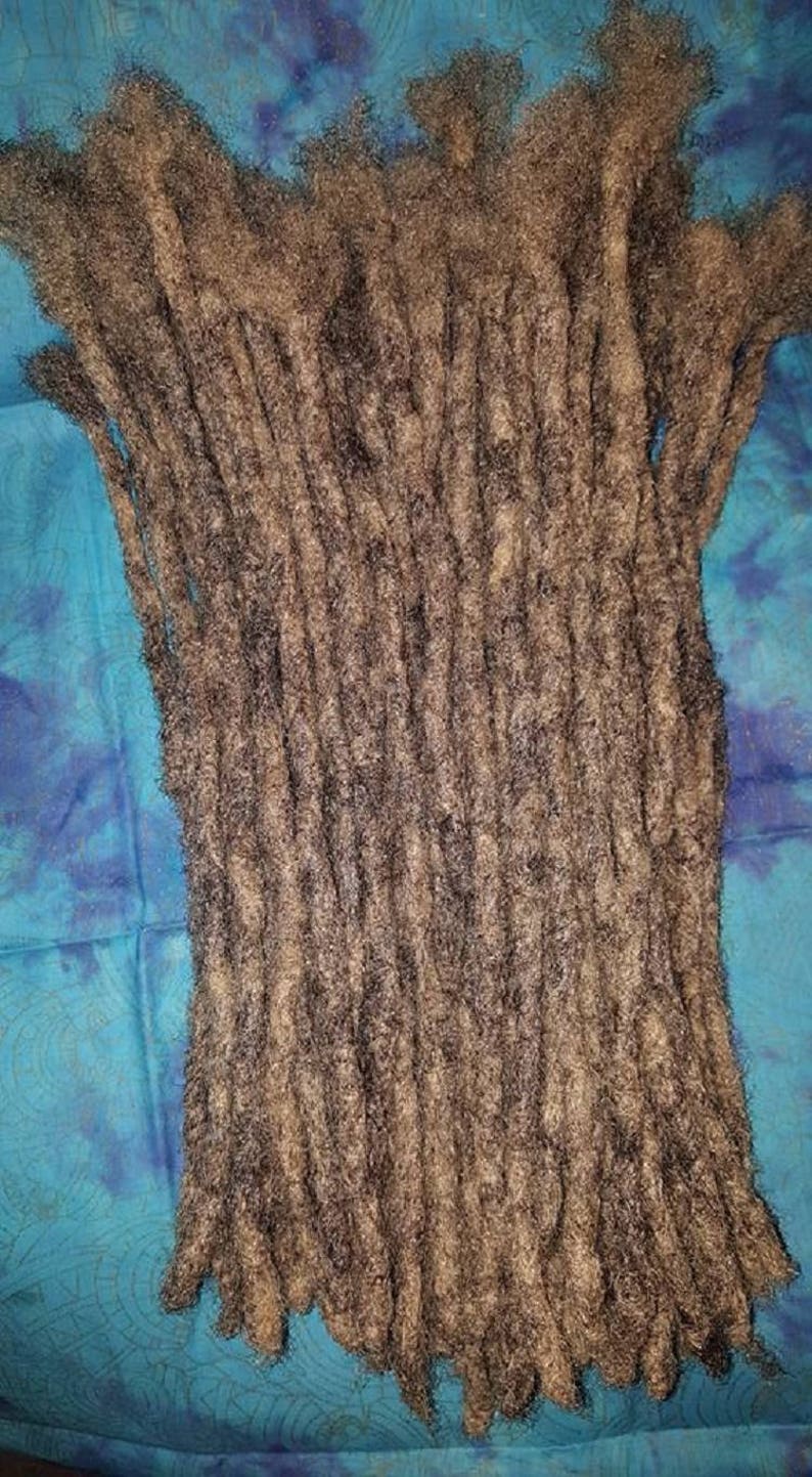 Salt & Pepper Human Hair Dreadlock Extensions Pack/Bundle of Etsy Salt & Pepper Human Hair Dreadlock Extensions Pack/Bundle of Etsy