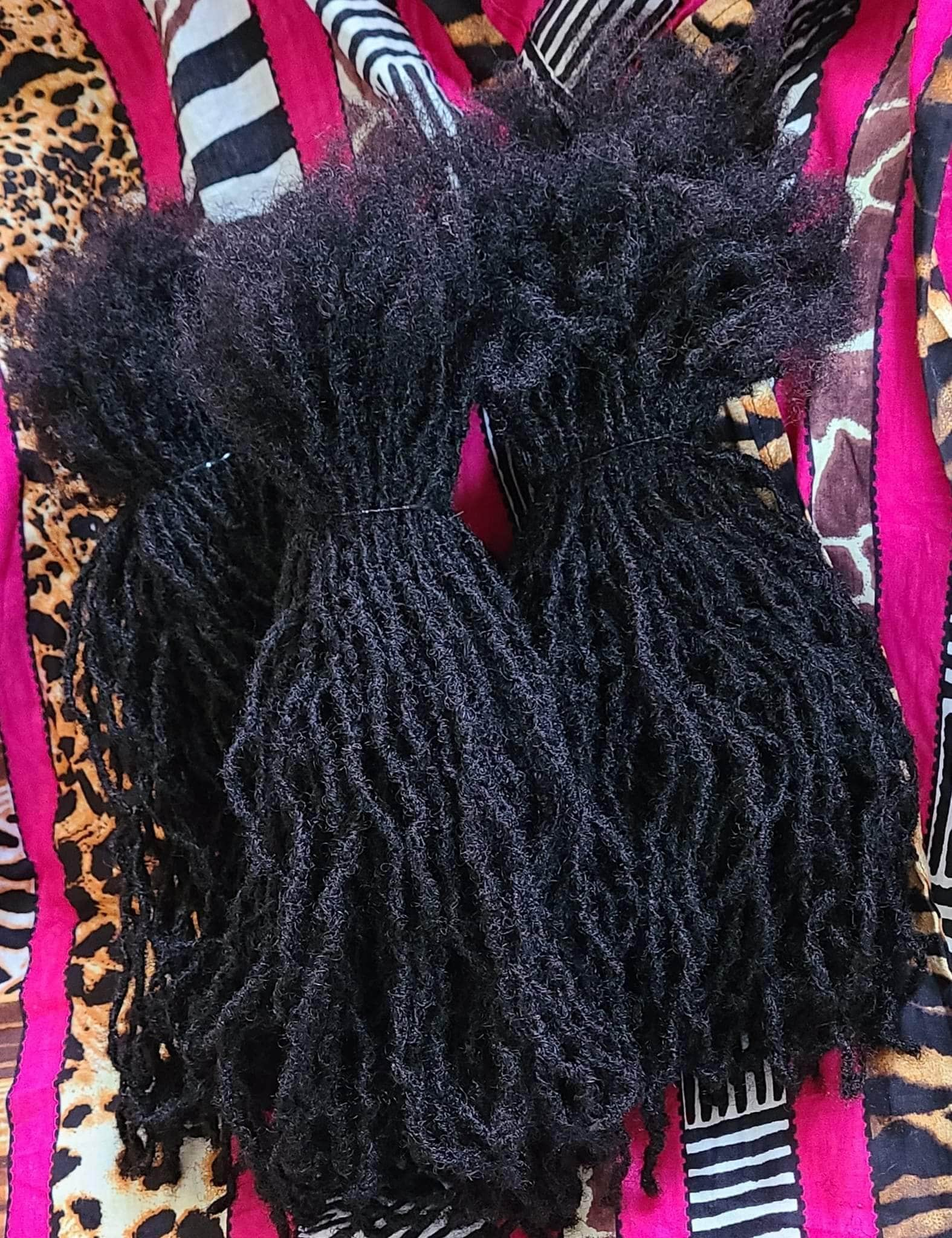 Black Messy Loc Extensions