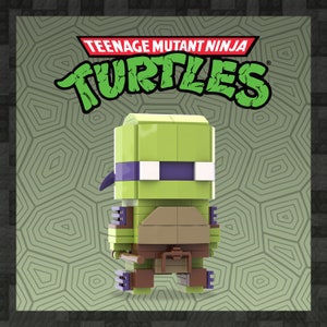 Teenage Mutant Ninja Turtles - DONATELLO - Custom Lego Brickheadz Instructions - TMNT