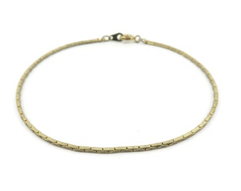 Vintage, Chain Bracelet, Thin, Gold Tone