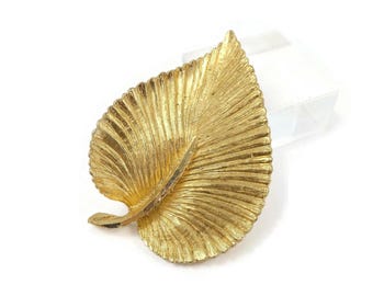 Broche Vintage Nœud Large - Alliage Deux Tons Doré Et Argenté, Texture, Occasion