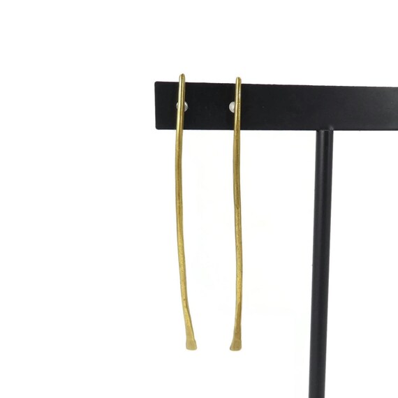 CHERYLE MOSIER, Solid Brass, Modernist Earrings, … - image 2