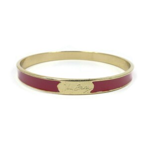 Red enamel bracelet clearance