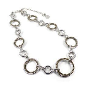 Collana Donna In Acciaio Inox 304 Dorato - Lunghezza Regolabile 40-100 Cm, Spessore 2mm, Con Estensione, Ipoallergenica - 4
