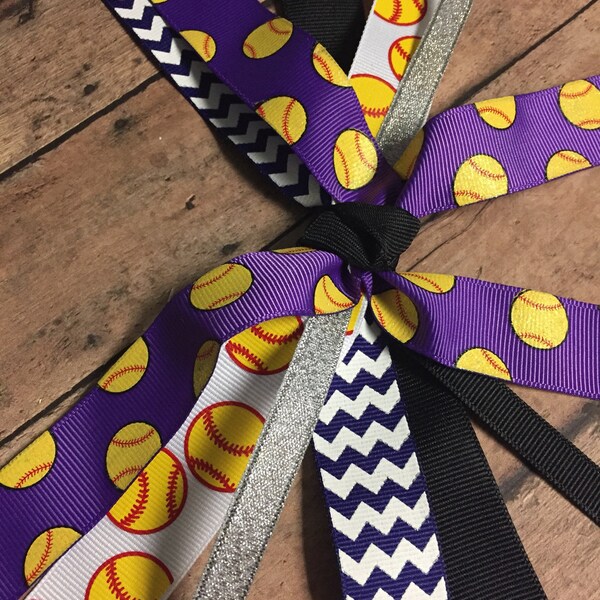 Softball Ribbon - Etsy