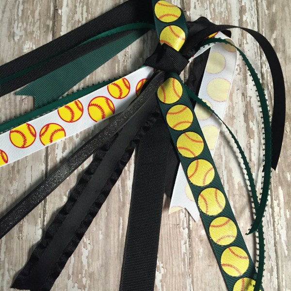 Softball Ribbons Etsy