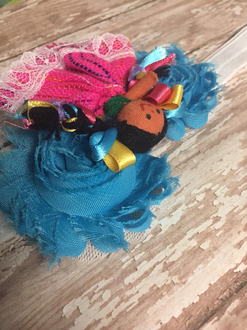 Handmade Doll Fiesta Party Cloth Doll Mexican Doll Fiesta Theme Headband