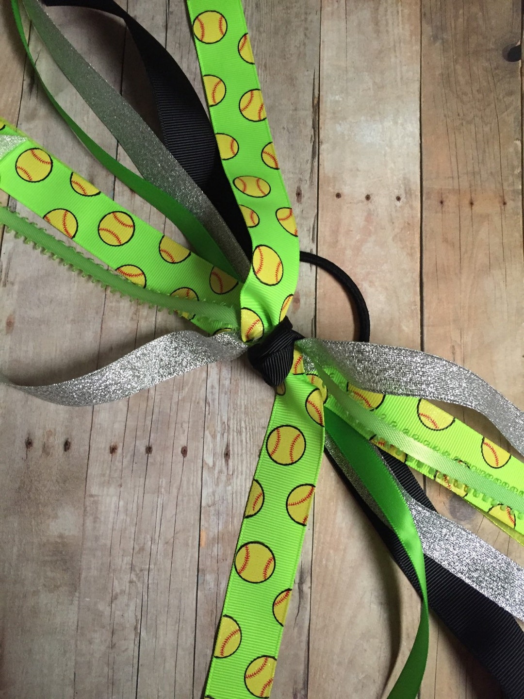 Softball Streamers Full Streamers Softball Ribbons Team Etsy