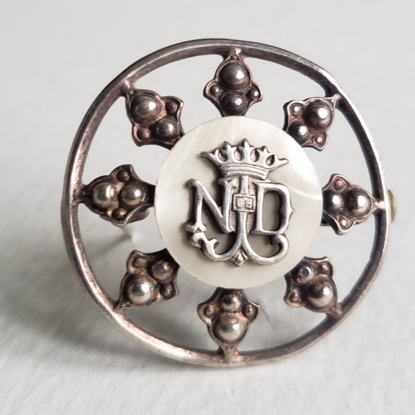 Vintage French Brooch - Notre Dame- French Brooch -Vintage Jewellery - Gifts for Her 275