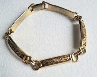 Vintage Damascene Bracelet - Gifts for her - Women's Jewellery - Vintage Jewellery