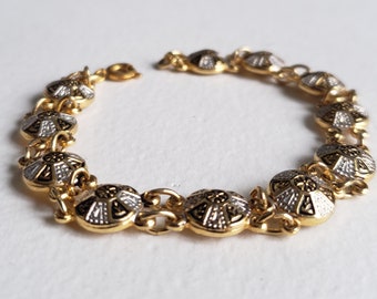 Vintage Damascene Style Bracelet - Gifts for her - Women's Jewellery - Vintage Jewellery 304
