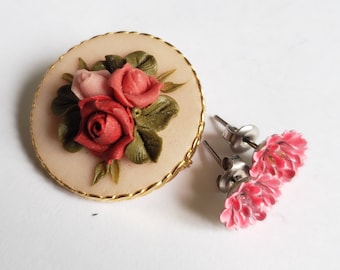 Czech製 ヴィンテージブローチ フィリグリー flower Czech製 ヴィンテージブローチ フィリグリー flower Vintage