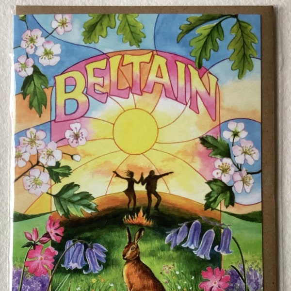Beltane, Beltain, May Day, start of Summer, quarter day, bonfires, art cards