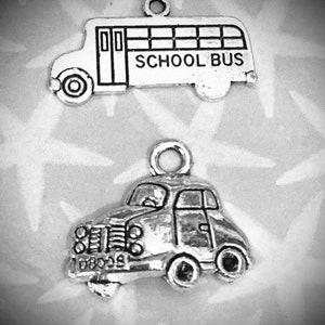 School Transport driver keyring , Thank you for keeping me safe,school taxi driver gift, school bus driver gift,Hand Stamped gift, image 2