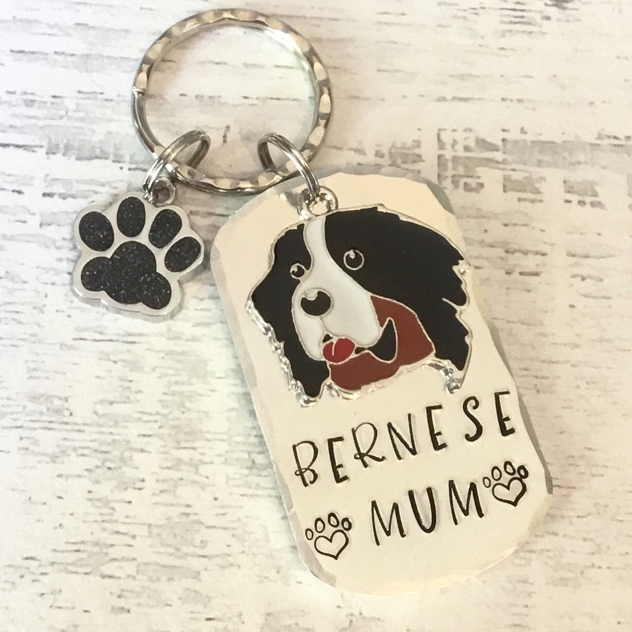 dog dad keychain