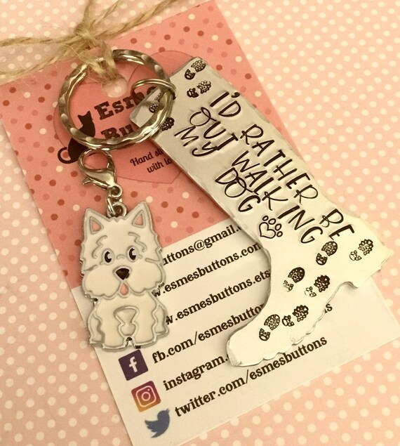 westie keyring
