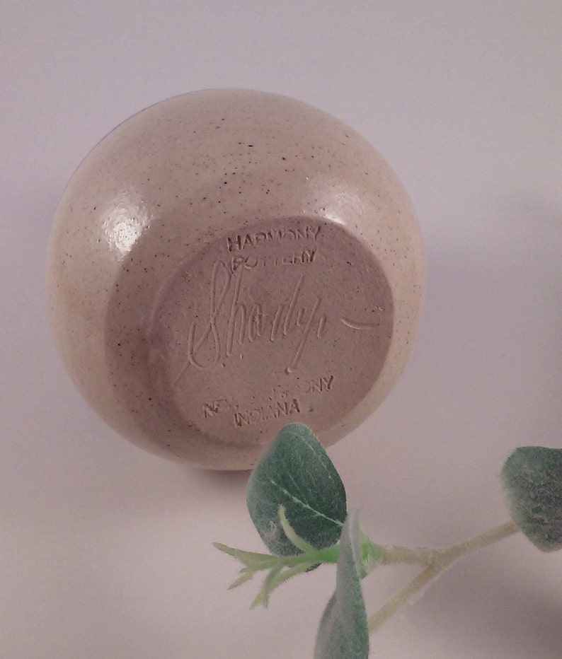 New Hamony Indiana Pottery Vase Etsy