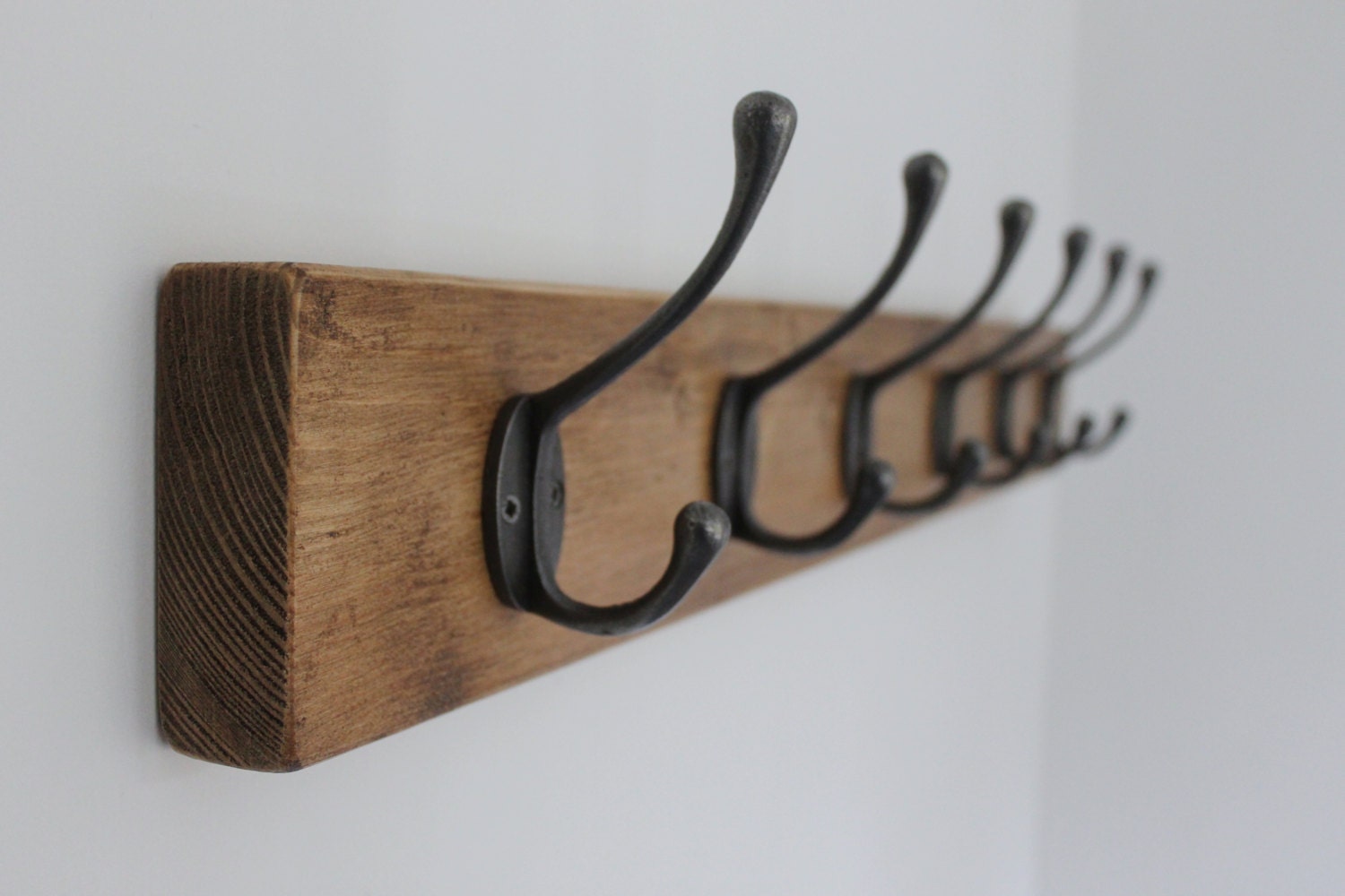 Vintage Coat Rack Country Cottage Reclaimed Handmade Cast Iron Etsy UK