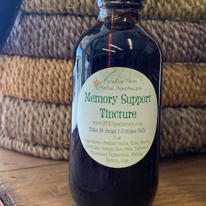 Memory Support Tincture | Attention & Focus | Organic