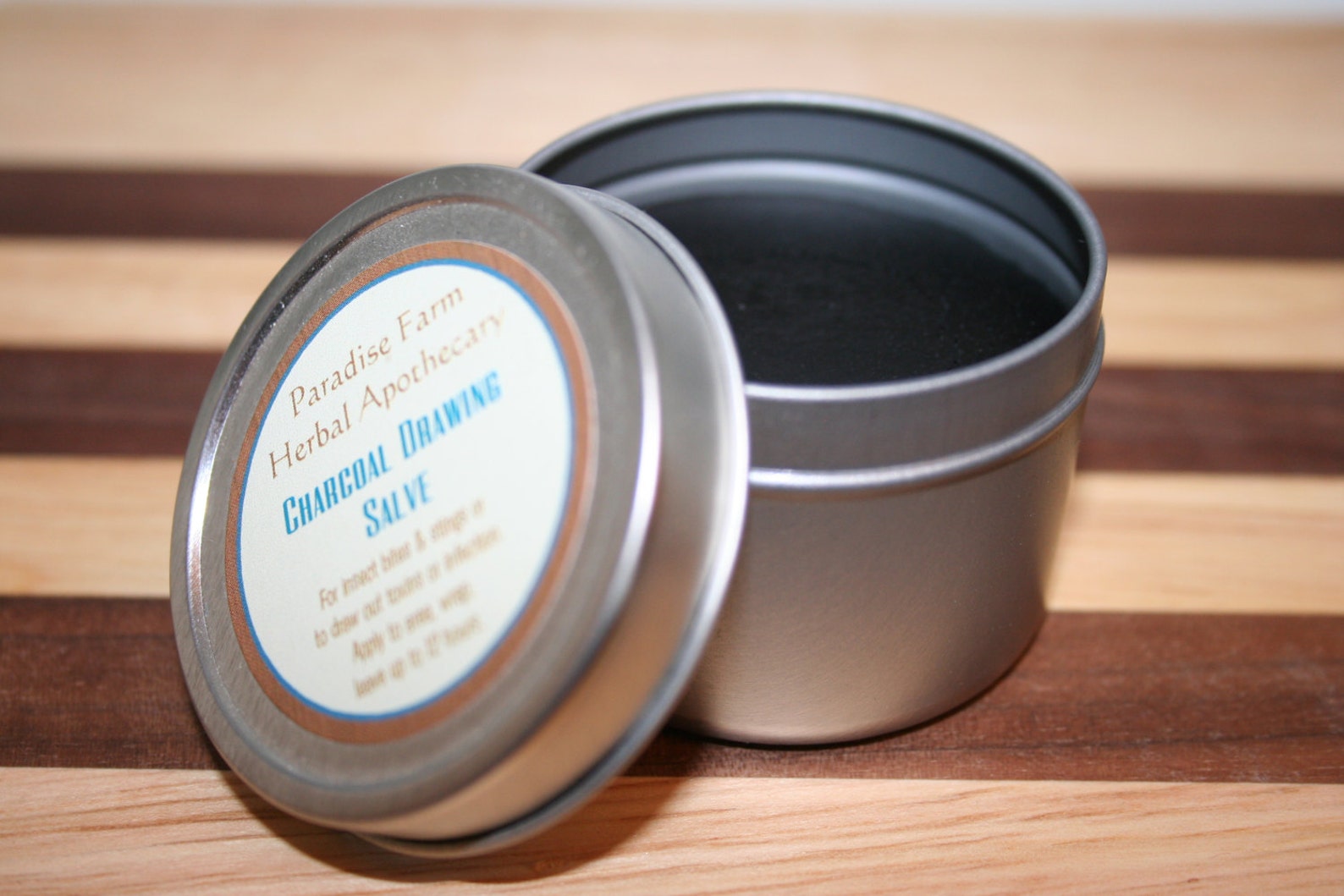 Charcoal Drawing Salve Black Salve Organic Ayurvedic Etsy