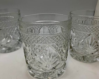Vintage Whiskey Glasses | Old Fashion Cocktail glasses