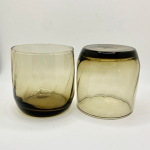 Vintage Tawny Smokey Fall Glassware -Multiple Styles Available perfect for thanksgiving