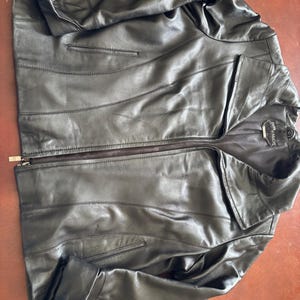 Vintage Pamela McCoy Black Leather Jacket