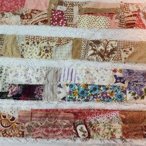 New Sale Embellish Your Own Snippet Rolls, Starter Junk Journal Snippet Roll, Mixed Color Fabric Snippet Roll,Traveler Notebook Snippet Roll
